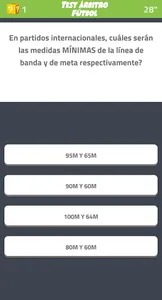 Test Árbitro Fútbol screenshot 1