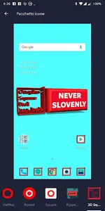 3D Square Red Icon Pack Oneplu screenshot 4
