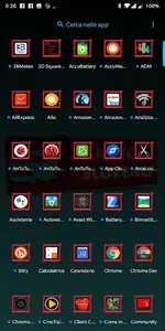 3D Square Red Icon Pack Oneplu screenshot 6