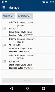 SupplyTrax VMI screenshot 2