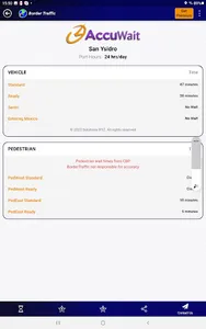 Border Traffic App screenshot 21