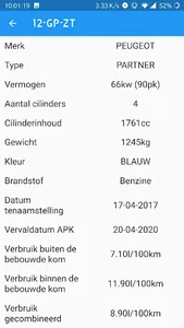 Kenteken Zoeker screenshot 3