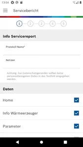 Bosch EasyService screenshot 3