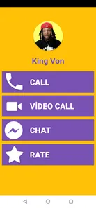 King Von Fake Video Call - Kin screenshot 1