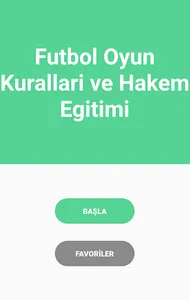 Futbol Oyun Kuralları ve Hakem screenshot 0