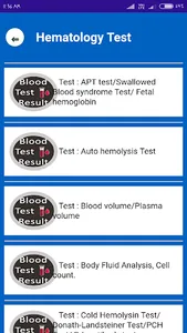 Blood Test Result screenshot 3