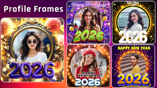 New Year photo frame 2026 screenshot 11