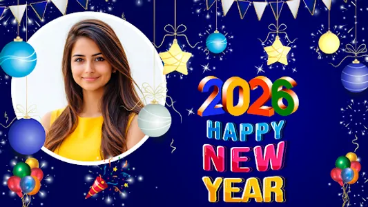 New Year photo frame 2026 screenshot 13