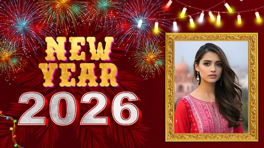 New Year photo frame 2026 screenshot 6