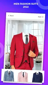 Smarty Men Jacket Photo Editor screenshot 3