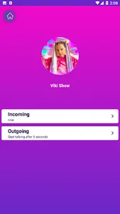 Viki Show fake call screenshot 4