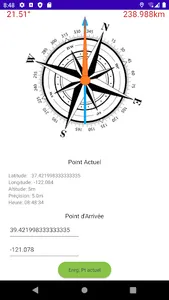 Compass GPS point screenshot 2