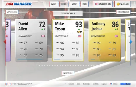BoxManager Boxing Manager Game screenshot 0