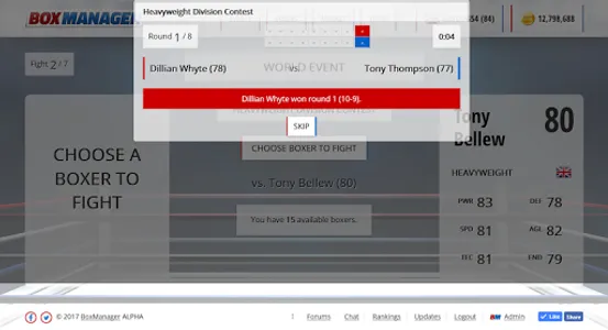 BoxManager Boxing Manager Game screenshot 3