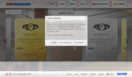 BoxManager Boxing Manager Game screenshot 5