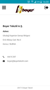 Boyer Tekstil Müşteri Portal screenshot 0