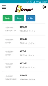 Boyer Tekstil Müşteri Portal screenshot 2