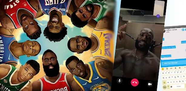 basketball player call & chat screenshot 0