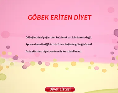 Göbek eriten diyet screenshot 0
