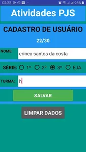 Atividades PJS screenshot 0