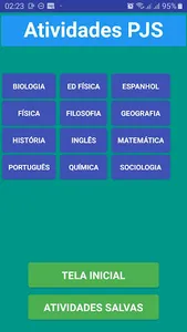 Atividades PJS screenshot 1