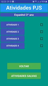 Atividades PJS screenshot 2