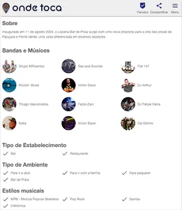 Onde Toca - Guia Pessoal de Mú screenshot 8