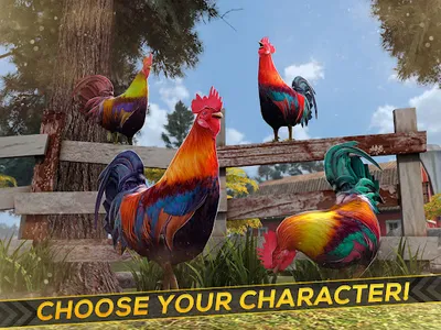 Wild Rooster Run: Chicken Race screenshot 8