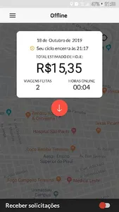 ChegoJá Motorista (Demo) screenshot 3