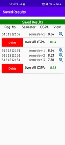 CGPA Calculator+Cloud Storage screenshot 6
