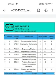 CGPA Calculator+Cloud Storage screenshot 7