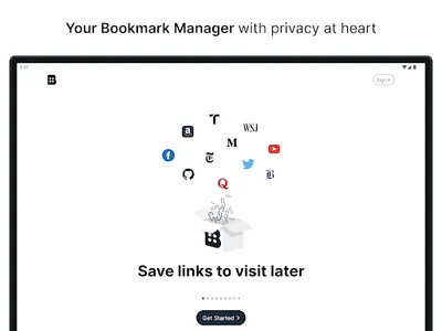 Brace.to - Bookmark Manager screenshot 7