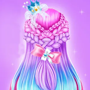 Braided MakeUp Hair Salon Game screenshot 10