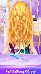 Braided MakeUp Hair Salon Game screenshot 13