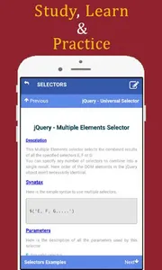 Jquery tutorial offline with e screenshot 3