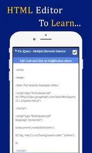Jquery tutorial offline with e screenshot 4
