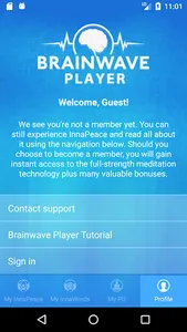 Brainwave Player screenshot 1