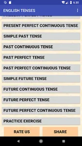 English Tenses screenshot 1