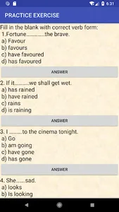 English Tenses screenshot 7