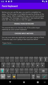 Farsi Keyboard screenshot 2