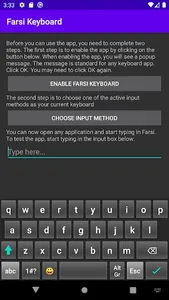 Farsi Keyboard screenshot 6