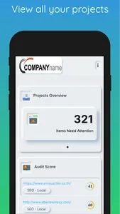 Brand360 – Marketing Dashboard screenshot 1