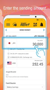 Brastel Remit - Send Money screenshot 3