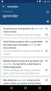 Portuguese English Dictionary screenshot 1