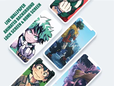 Midoriya Izuku Live Wallpaper  screenshot 2