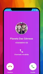 Planeta Das Gêmeas Chamada screenshot 1