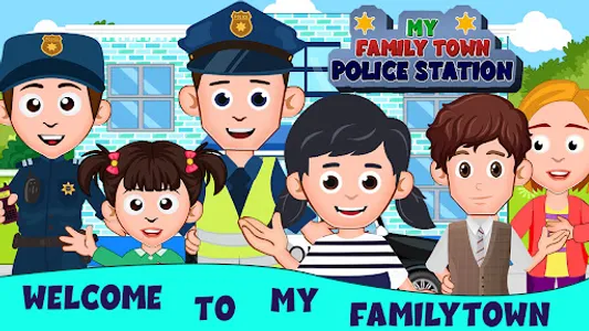 My Family Town - City Police screenshot 0