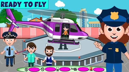 My Family Town - City Police screenshot 2
