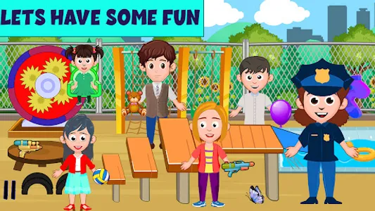 My Family Town - City Police screenshot 4