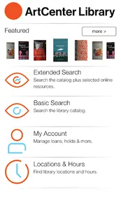 ArtCenter Library Mobile screenshot 0